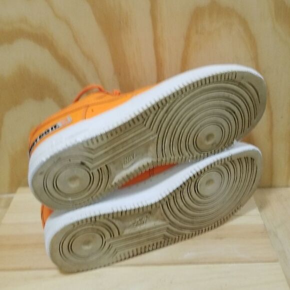 Nike Air Force 1 Low " Just Do It" Total Orange Men's 9, Wmn's 10.5 - Picture 5 of 8